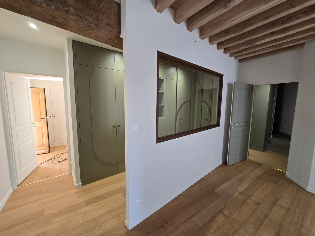 Rangements verts et façades arrondies — vue 59